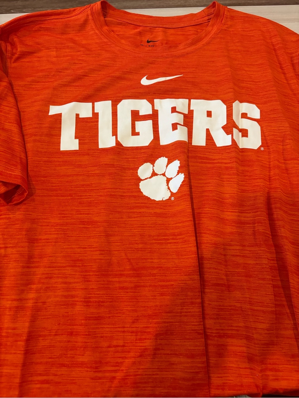 Nike Clemson Tigers Orange Dri-Fit